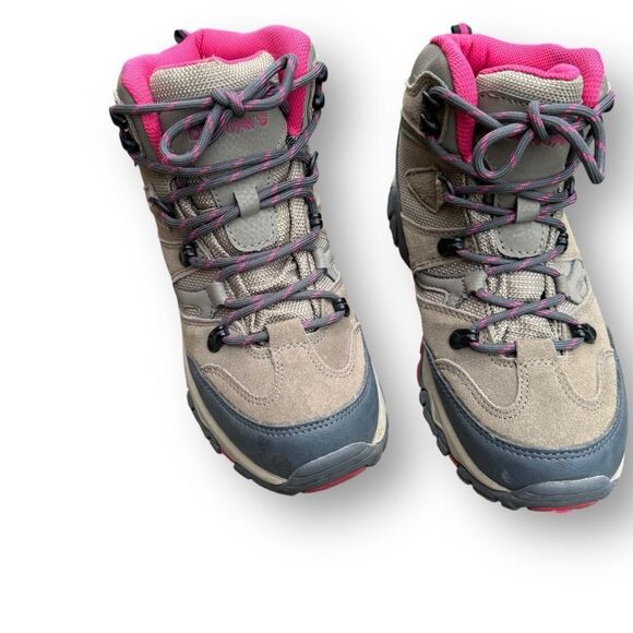 Bearpaw Women’s Corsica Boots Taupe Pink Hiker Hiking Boot Outdoor Size 8 - Picture 7 of 15